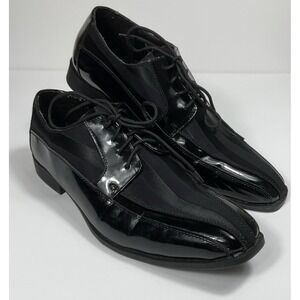 Stacy Adam's Black Oxford Dress Shoes Size 8.5 Men's 24669-001 Lace Up